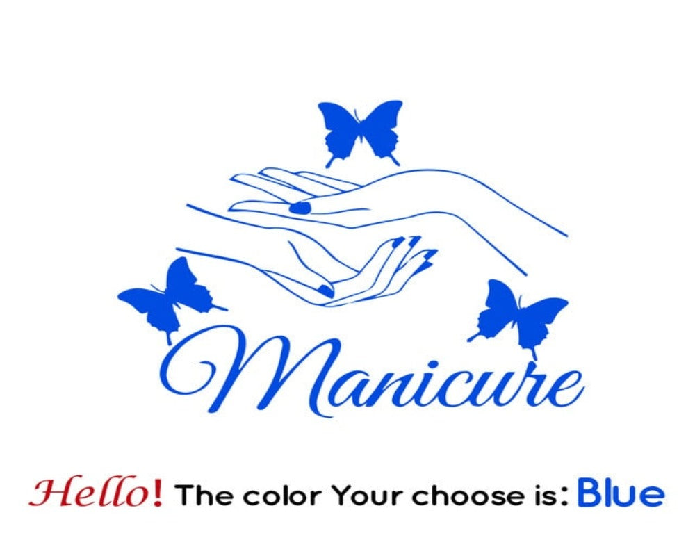 Wall Stickers Manicure Hands (multiple colours) SKU# WAL0014